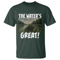 The Water is Great Swamp Monster Reflecting Pool T Shirt Funny Washington DC Algae Creature Meme