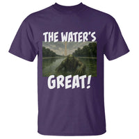 The Water is Great Swamp Monster Reflecting Pool T Shirt Funny Washington DC Algae Creature Meme