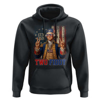 Two Fiddy George Washington Peace Signs Hoodie Funny Semiquincentennial Hip Hop Style President