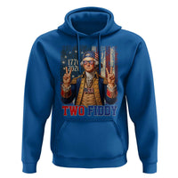 Two Fiddy George Washington Peace Signs Hoodie Funny Semiquincentennial Hip Hop Style President