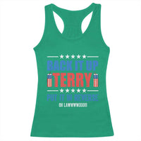 Back It Up Terry Put It In Reverse Oh Lawd Racerback Tank Top Funny 4th of July Fireworks Patriotic