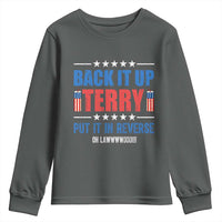Back It Up Terry Put It In Reverse Oh Lawd Youth Sweatshirt Funny 4th of July Fireworks Patriotic