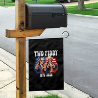 Two Fiddy Founding Fathers 1776 to 2026 Garden Flag Funny Benjamin Franklin and George Washington American Flag Semiquincentennial
