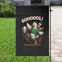 Funny Merlin the Duck Mexico Soccer Supporter Garden Flag El Pato Del Partido Goooool Football Fans