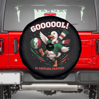Funny Merlin the Duck Mexico Soccer Supporter Spare Tire Cover El Pato Del Partido Goooool Football Fans
