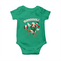 Funny Merlin the Duck Mexico Soccer Supporter Baby Onesie El Pato Del Partido Goooool Football Fans