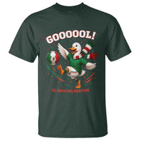 Funny Merlin the Duck Mexico Soccer Supporter T Shirt El Pato Del Partido Goooool Football Fans
