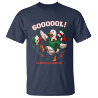 Funny Merlin the Duck Mexico Soccer Supporter T Shirt El Pato Del Partido Goooool Football Fans
