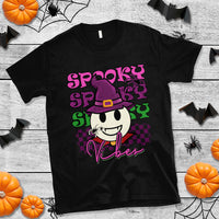 Halloween T Shirt Spooky Vibe Retro Spooky Boo Gothic Halloween Costume T-Shirt for Halloween lovers, Spooky Season Shirt, Ghosts - Wonder Print Shop