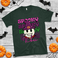 Halloween T Shirt Spooky Vibe Retro Spooky Boo Gothic Halloween Costume T-Shirt for Halloween lovers, Spooky Season Shirt, Ghosts - Wonder Print Shop
