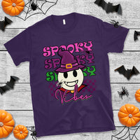 Halloween T Shirt Spooky Vibe Retro Spooky Boo Gothic Halloween Costume T-Shirt for Halloween lovers, Spooky Season Shirt, Ghosts - Wonder Print Shop