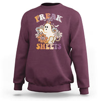 Halloween Sweatshirt Funny Freak In The Sheet Spooky Boo Sheets Ghost Halloween T-Shirt for Halloween lovers, Spooky Season Shirt, Ghosts - Wonder Print Shop