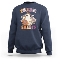 Halloween Sweatshirt Funny Freak In The Sheet Spooky Boo Sheets Ghost Halloween T-Shirt for Halloween lovers, Spooky Season Shirt, Ghosts - Wonder Print Shop