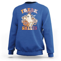 Halloween Sweatshirt Funny Freak In The Sheet Spooky Boo Sheets Ghost Halloween T-Shirt for Halloween lovers, Spooky Season Shirt, Ghosts - Wonder Print Shop