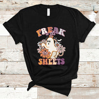 Halloween T Shirt Funny Freak In The Sheet Spooky Boo Sheets Ghost Halloween T-Shirt for Halloween lovers, Spooky Season Shirt, Ghosts - Wonder Print Shop