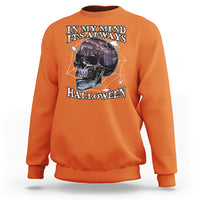 Halloween Sweatshirt In My Mind It's Always Halloween Scary Night Skull Halloween T-Shirt for Halloween lovers, Spooky Season Shirt, Ghosts - Wonder Print Shop
