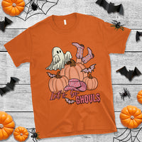 Halloween T Shirt Let's Go Ghouls Halloween Costume Retro Rodeo Halloween Cowgirl T-Shirt for Halloween lovers, Spooky Season - Wonder Print Shop