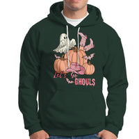 Halloween Hoodie Let's Go Ghouls Halloween Costume Retro Rodeo Halloween Cowgirl T-Shirt for Halloween lovers, Spooky Season - Wonder Print Shop
