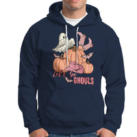 Halloween Hoodie Let's Go Ghouls Halloween Costume Retro Rodeo Halloween Cowgirl T-Shirt for Halloween lovers, Spooky Season - Wonder Print Shop