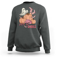 Halloween Sweatshirt Let's Go Ghouls Halloween Costume Retro Rodeo Halloween Cowgirl T-Shirt for Halloween lovers, Spooky Season - Wonder Print Shop