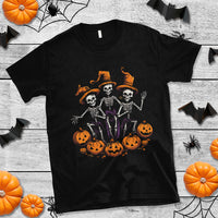 Halloween T Shirt Dancing Skeletons Dance Challenge Scary Pumpkin Spooky Halloween T-Shirt for Halloween lovers, Spooky Season - Wonder Print Shop