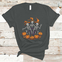 Halloween T Shirt Dancing Skeletons Dance Challenge Scary Pumpkin Spooky Halloween T-Shirt for Halloween lovers, Spooky Season - Wonder Print Shop