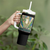 Vintage Frog Drinking Coffee Sarcastic Meme Tumbler With Handle Wish I Lacked Critical Thinking Skills You All Seem So Happy