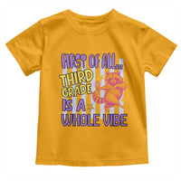 Cute Raccoon 3rd Grade Student Teacher Preppy Style Toddler T Shirt First of All Third Grade Is A Whole Vibe Back To School