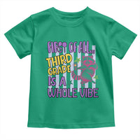 Cute Raccoon 3rd Grade Student Teacher Preppy Style Toddler T Shirt First of All Third Grade Is A Whole Vibe Back To School