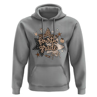 Fourth Grade Leopard Checkered Star Coquette Hoodie Cute 4th Grade Girl Back to School Gift
