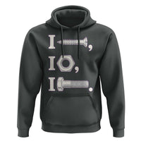 Funny Handyman Mechanic Adult Humor Hoodie I Screw I Nut I Bolt Rebus Hardware Innuendo Offensive Joke
