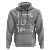 Funny Handyman Mechanic Adult Humor Hoodie I Screw I Nut I Bolt Rebus Hardware Innuendo Offensive Joke