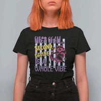 Cute Raccoon 2nd Grade Student Teacher Preppy Style T Shirt For Women First of All Second Grade Is A Whole Vibe Back To School