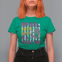 Cute Raccoon 5th Grade Student Teacher Preppy Style T Shirt For Women First of All Fifth Grade Is A Whole Vibe Back To School