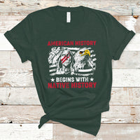 Native American T Shirt American History Native History US Flag - Wonder Print Shop