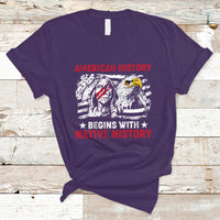 Native American T Shirt American History Native History US Flag - Wonder Print Shop