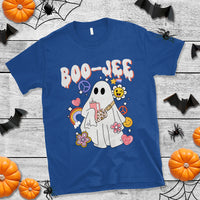 Ghost Halloween Costume T Shirt Spooky Season Hippie Boujee Boo-Jee - Wonder Print Shop