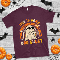 Ghost Halloween Costume T Shirt Funny This is Some Boo Sheet - Wonder Print Shop