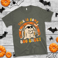 Ghost Halloween Costume T Shirt Funny This is Some Boo Sheet - Wonder Print Shop