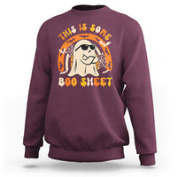 Ghost Halloween Costume Sweatshirt Funny This is Some Boo Sheet - Wonder Print Shop