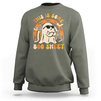 Ghost Halloween Costume Sweatshirt Funny This is Some Boo Sheet - Wonder Print Shop