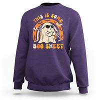 Ghost Halloween Costume Sweatshirt Funny This is Some Boo Sheet - Wonder Print Shop