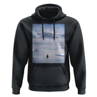 Funny Nihilist Penguin But Why Meme Hoodie Existential Arctic Scene Icy Wilderness Quiet Thinkers