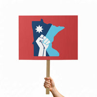 Minnesota Strong Fist Power Graphic Protest Sign Social Justice Solidarity