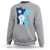 Minnesota Strong Fist Power Graphic Sweatshirt Social Justice Solidarity