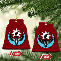 Minnesota Rebel Loon Star Emblem Ceramic Ornament Rebellion Symbolic Unity Graphic
