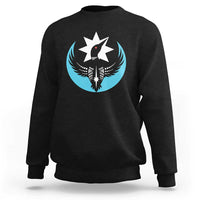 Minnesota Rebel Loon Star Emblem Sweatshirt Rebellion Symbolic Unity Graphic