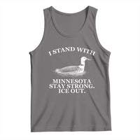 I Stand With Minnesota Resist Loon Tank Top Stay Strong Ice Out Protest