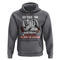 Justice for Alex Pretti and Renee Good Hoodie We Won’t Be Silenced Minnesota Resistance Protest