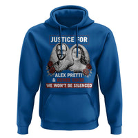 Justice for Alex Pretti and Renee Good Hoodie We Won’t Be Silenced Minnesota Resistance Protest